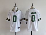 Green Bay Packers 0 Matthew Golden Football Jersey Legend White