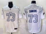 Buffalo Bills 73 Dion Dawkins Football Jersey White Three Dynasties