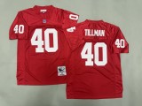 Arizona Cardinals 40 Pat Tillman Football Jersey Red Retro