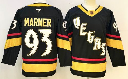 Fanatics Vegas Golden Knights 93 Mitch Marner Ice Hockey Jersey Black