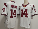 USC Trojans 14 Jayden Maiava College Football Jersey White Three Dynasties