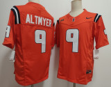 Illinois Fighting 9 Luke Altmyer College Football Jersey Orange Three Dynasties