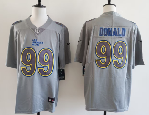 St. Louis Rams 99 Aaron Donald Football Jersey Legend Gray