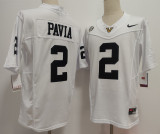 Vanderbilt Commodores 2 Diego Pavia College Football Jersey White Three Dynasties