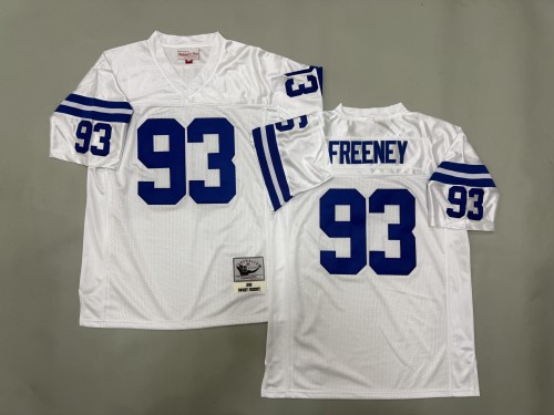 Indianapolis Colts 93 Dwight Freeney Football Jersey White Retro
