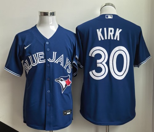 Toronto Blue Jays 30 Alejandro Kirk Baseball Jersey Blue