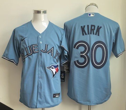 Toronto Blue Jays 30 Alejandro Kirk Baseball Jersey Blue