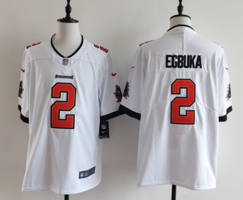 Tampa Bay Buccaneers 2 Emeka Egbuka Football Jersey Legend White