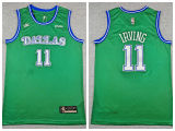 Dallas Mavericks 11 Kyrie Irving Basketball Jersey Green