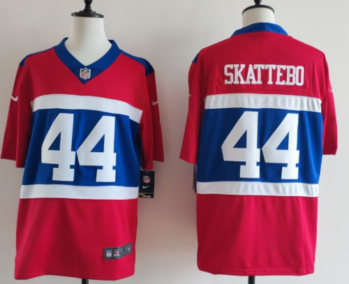 New York Giants 44 Cam Skattebo Football Jersey Legend Red