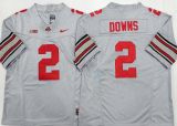 Ohio State 2 Caleb Downs College Football Jersey Gray Three Dynasties