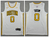 Boston Celtics 0 Jayson Tatum Basketball Jersey White City version