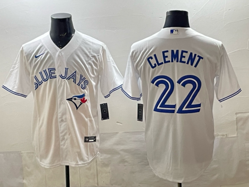 Toronto Blue Jays 22 Ernie Clement Baseball Jersey White