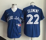 Toronto Blue Jays 22 Ernie Clement Baseball Jersey Blue