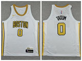 Youth Boston Celtics 0 Jayson Tatum Basketball Jersey White City version