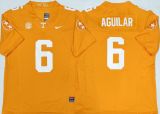 Tennesse Volunteers 6 Joey Aguilar Coolege Football Jersey Orange Three Dynasties