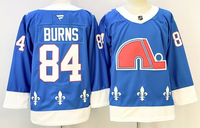 Fanatics Colorado Avalanche 84 Brent Burns Ice Hockey Jersey Blue