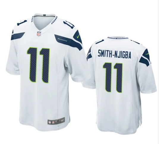 Seattle Seahawks 11 Jaxon Smith-Njigba Football Jersey Legend White