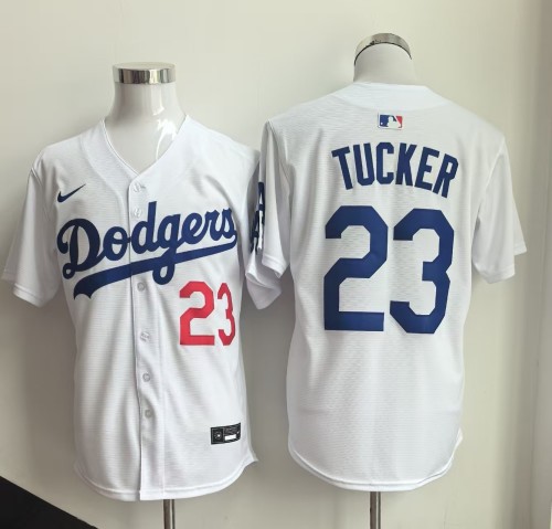 Los Angeles Dodgers 23 Kyle Tucker Baseball Jersey White