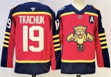 Fanatics Florida Panthers 19 Matthew Tkachuk Ice Hockey Jersey Red