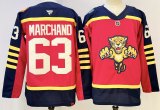 Fanatics Florida Panthers 63 Brad Marchand Ice Hockey Jersey Red