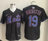 New York Mets 19 Bo Bichette Baseball Jersey Black