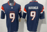 Denver Broncos 12 RJ Harvey Football Jersey Navy Blue Three Dynasties