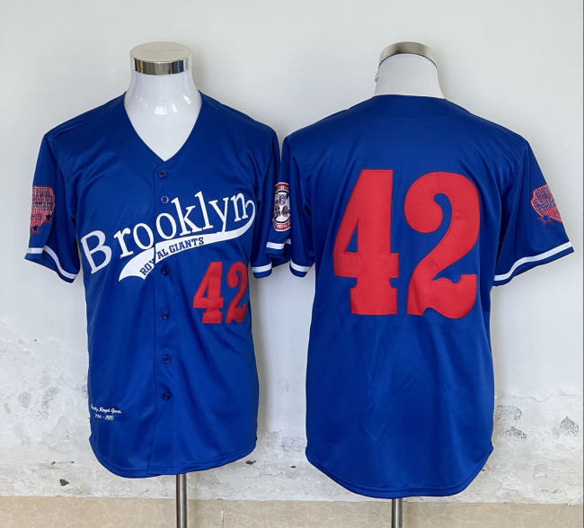 Los Angeles Dodgers 42 Jackie Robinson Baseball Jersey Blue