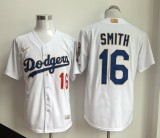 Los Angeles Dodgers 16 Will Smith Baseball Jersey White