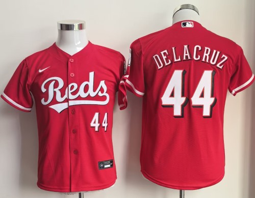 Youth Nike Cincinnati Reds 44 Elly De La Cruz Baseball Jersey Red