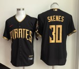 Pittsburgh Pirates 30 Paul Skenes Baseball Jersey Black