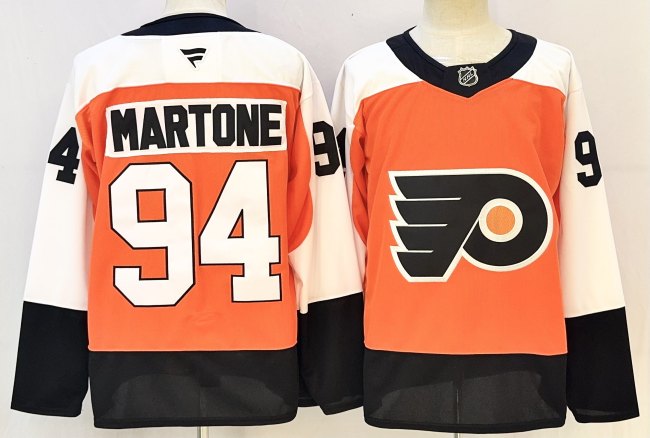 Fanatics Philadelphia Flyers 94 Porter Martone Ice Hockey Jersey Orange