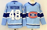 Fanatics Montreal Canadiens 48 Lane Hutson Ice Hockey Jersey Blue