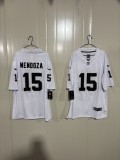 Oakland Raiders 15 Fernando Mendoza Football Jersey Legend White