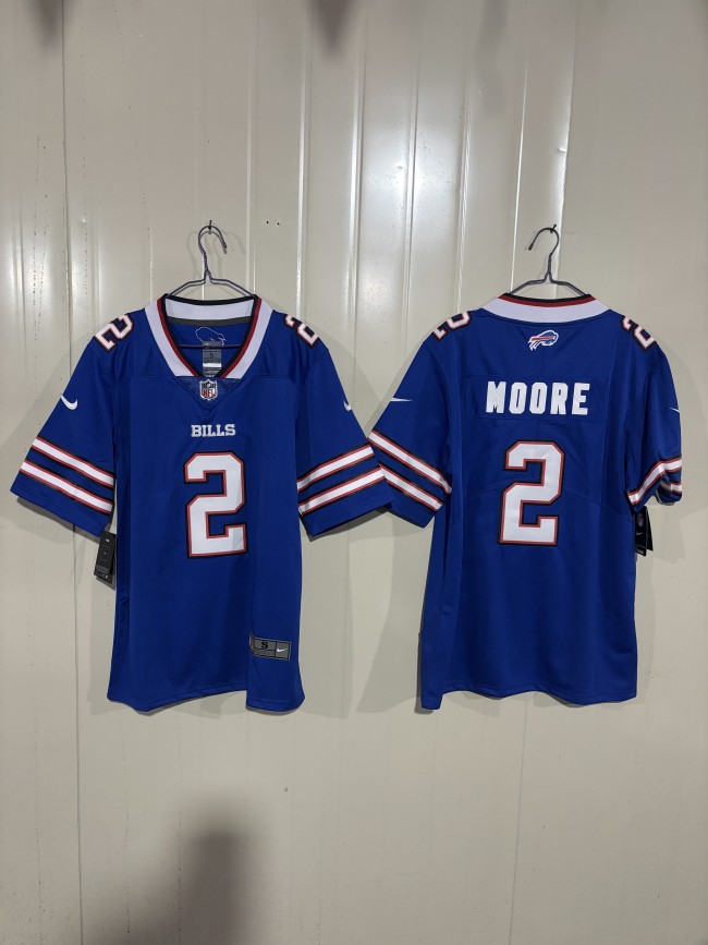 Buffalo Bills 2 D.J. Moore Football Jersey Legend Blue