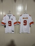 Kansas City Chiefs 9 Kenneth Walker Football Jersey Legend White