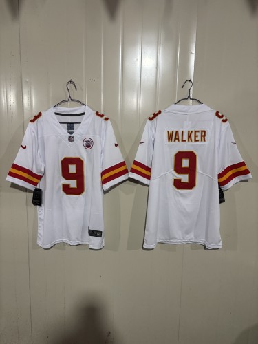Kansas City Chiefs 9 Kenneth Walker Football Jersey Legend White