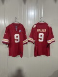 Kansas City Chiefs 9 Kenneth Walker Football Jersey Legend Red