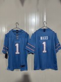 Tennessee Titans 1 Cameron Ward Football Jersey Legend Blue