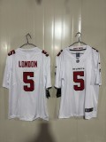 Atlanta Falcons 5 Drake London Football Jersey Legend White