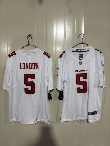 Atlanta Falcons 5 Drake London Football Jersey Legend White