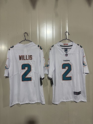 Miami Dolphins 2 Malik Willis Football Jersey Legend White