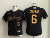 Youth Pittsburgh Pirates 6 Konnor Griffin Baseball Jersey Black