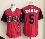 Chicago White Sox 5 Munetaka Murakami Baseball Jersey Red