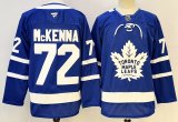 Fanatics Toronto Maple Leafs 72 Gavin Mckenna Hockey Jersey Blue