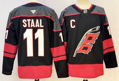 Fanatics Carolina Hurricanes 11 Jordan Staal Ice Hockey Jersey Black