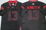 GEORGIA bulldogs 13 Stetson Bennett IV Coolege Football Jersey Black Three Dynasties