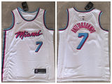 Miami Heat 7 Giannis Antetokounmpo Basketball Jersey White