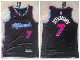 Miami Heat 7 Giannis Antetokounmpo Basketball Jersey Black