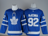 Youth Fanatics Toronto Maple Leafs 92 Gavin McKenna Hockey Jersey Blue